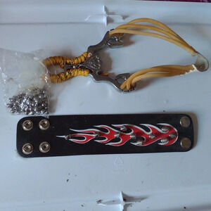 Studded leather band and bonus